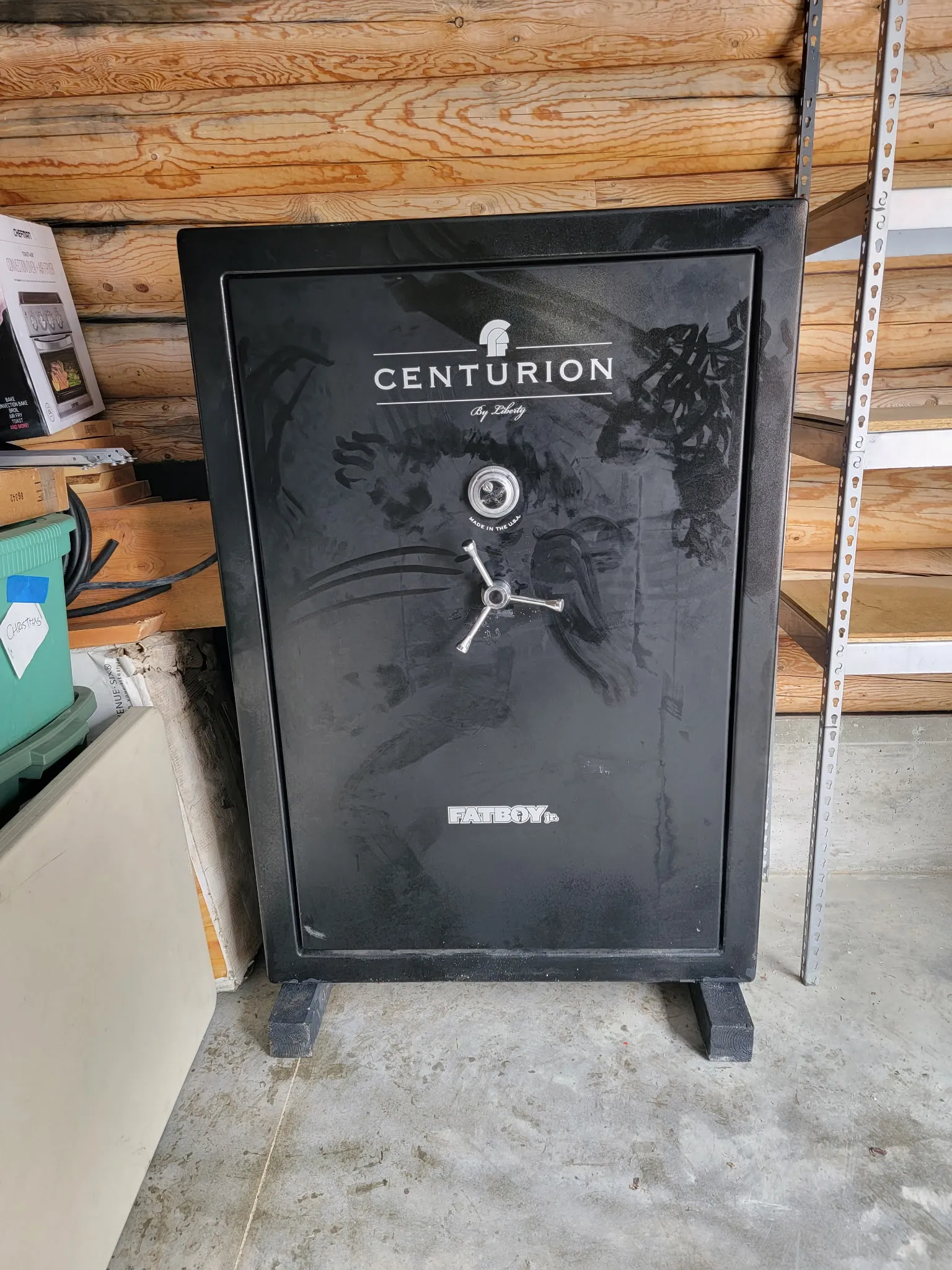 A large gun safe staged for a heavy-item move